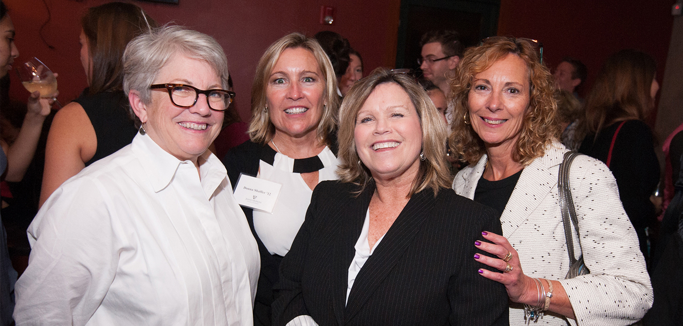 Susan Kulik with other attendees at Evening with the Stars 2014