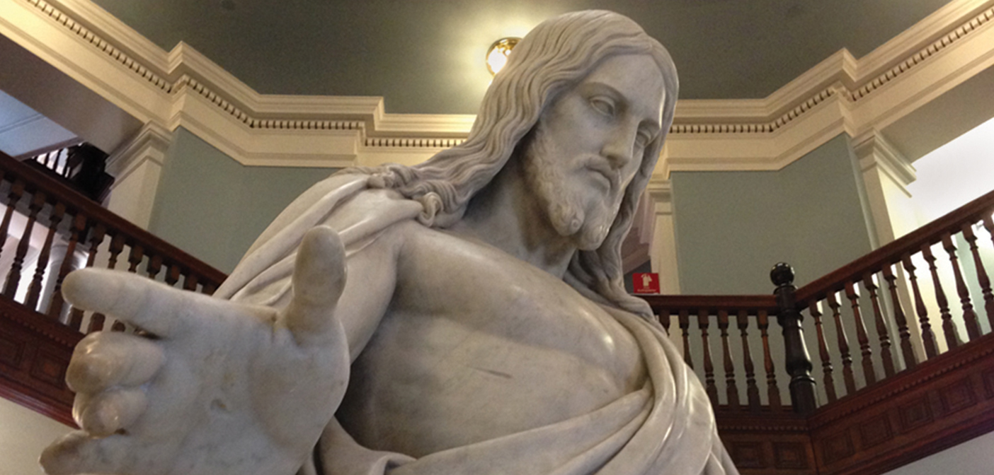 The Christ Statue at The Johns Hopkins Hospital