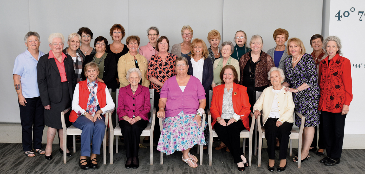 Alumni at the Reunion Lunch on September 26