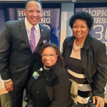 Marc Morial, Phyllis Sharps, and Gloria Ramsey