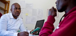 Tsotleho Maramane, a nurse at the Khotla clinic in Lesotho