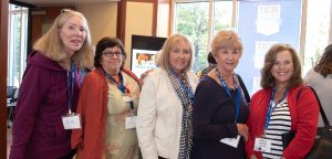Church Home Alumnae Susan Blakeslee Phillips, Cynthia Carbo, Deb Corteggiano Kennedy, Susan Riddleberger, and Catherine Eydelloth.